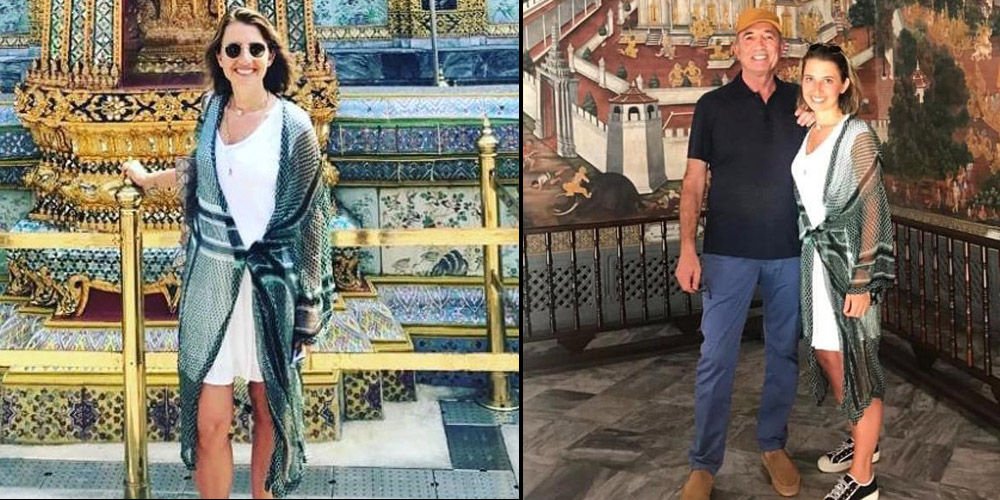 Baba kızın tatil keyfi...