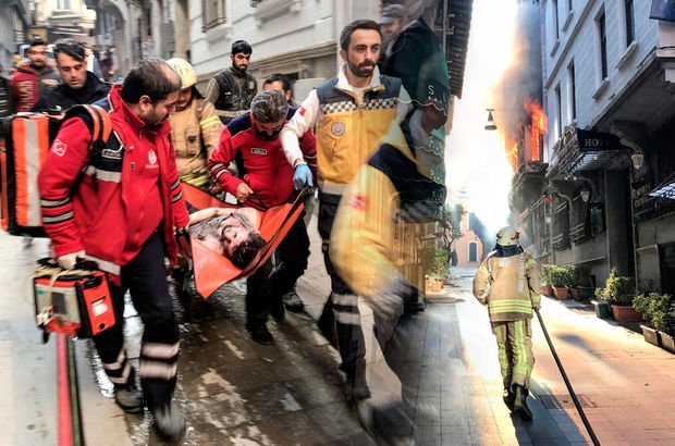 Beyoğlu'ndaki yangında 4 kişi hayatını kaybetti! 1 gözaltı