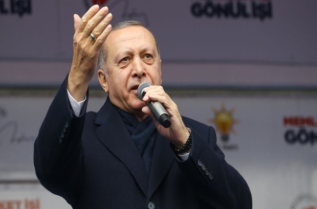 Yerel seçim 2019 - Erdoğan Ordu'da konuştu: Davamıza aykırı düşen biri, dostum olduğunu söyleyerek oy devşirmeye çalışıyormuş