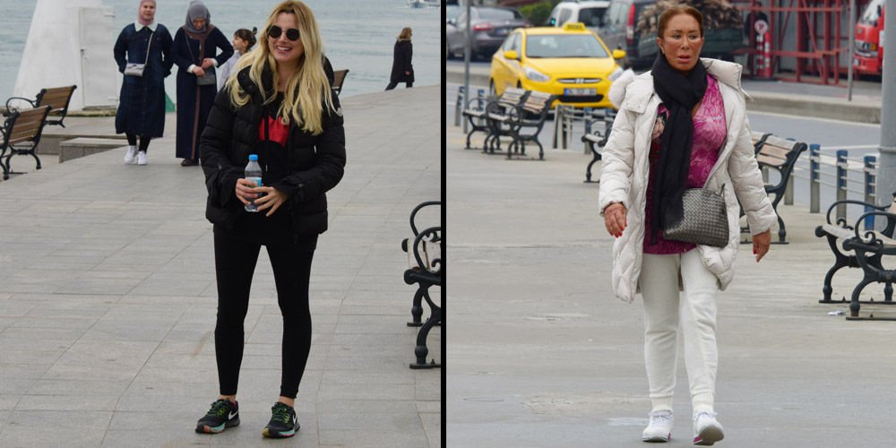 Spor tutkunları yürüyüşte...