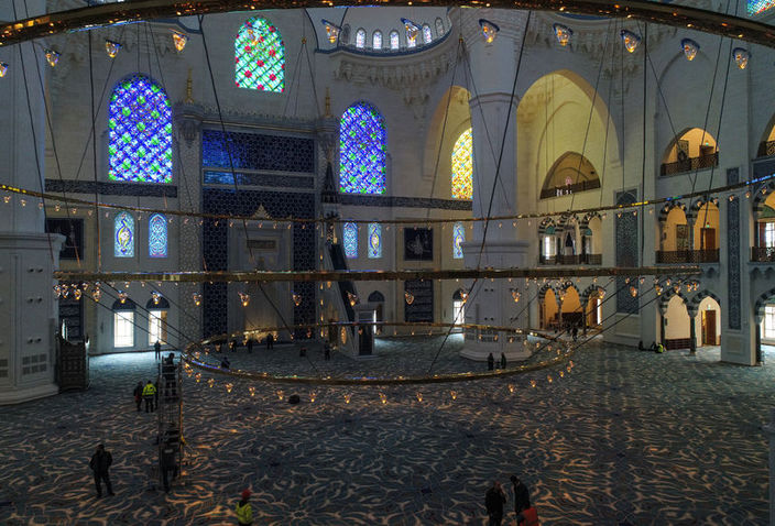 Camlica Camii Nde Ilk Ezan Okundu Gundem Haberleri