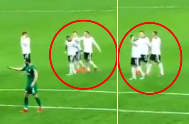 Beşiktaş'ta frikik gerginliği!