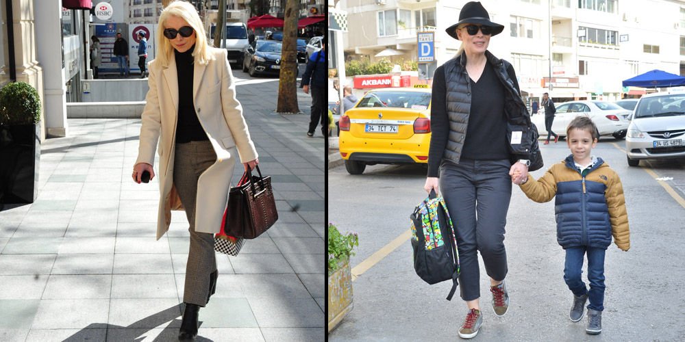 Yeğeniyle Bebek'te gezindi...