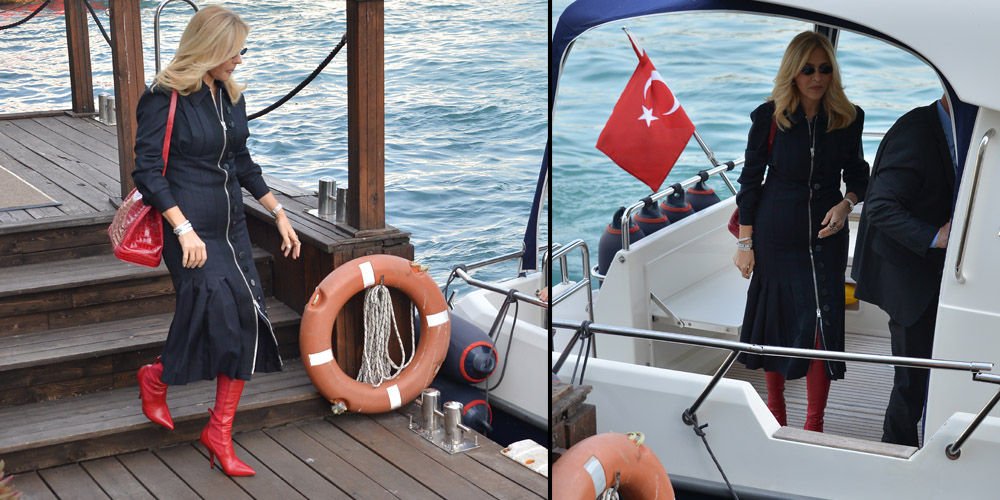 Sabancı'nın tekne keyfi...