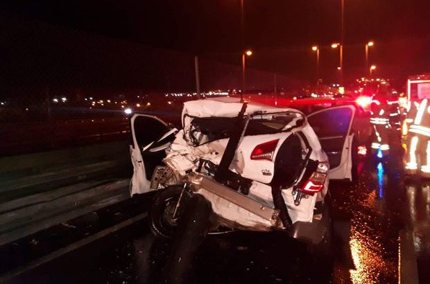 Küçükçekmece'de trafik kazası: 2 yaralı