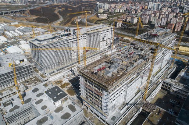 Başakşehir Şehir Hastanesi inşaatı hızla yükseliyor

