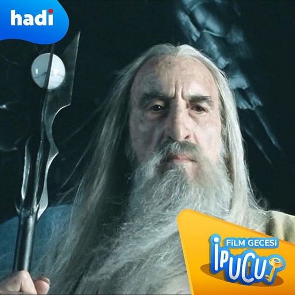 Hadi ipucu cevabı 16 Mart Yüzüklerin Efendisi�nde Gandalf�ı kıskanan