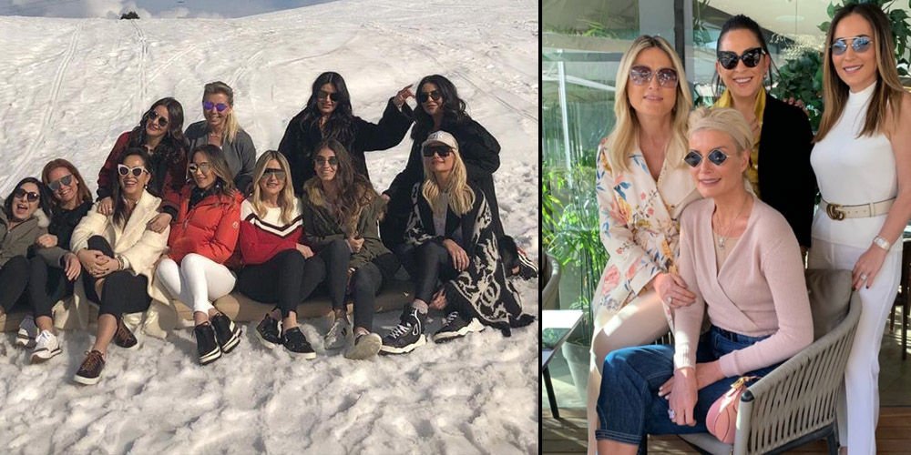 Dostlarıyla hasret giderdi...