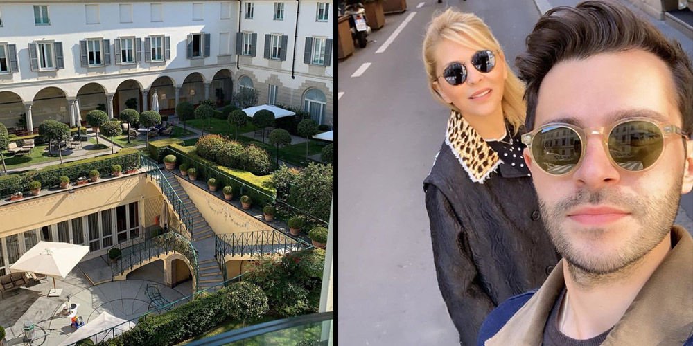 Anne ve oğuldan Milano çıkarması...