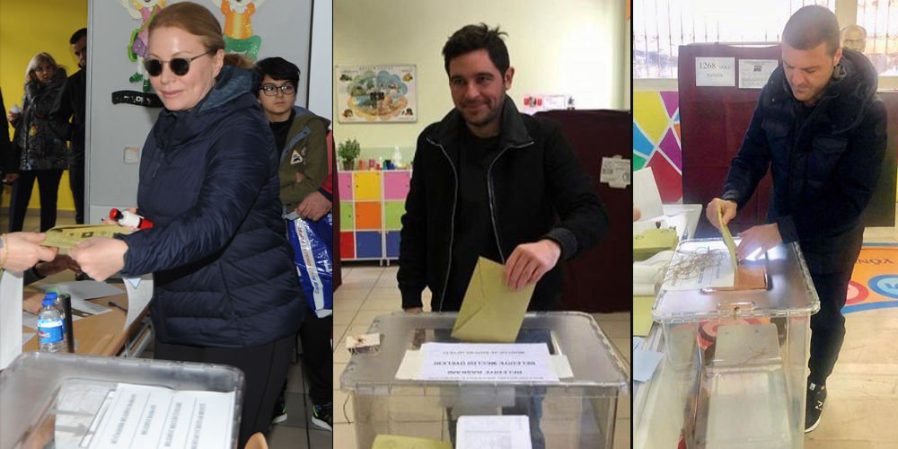 Sosyete sandık başındaydı...