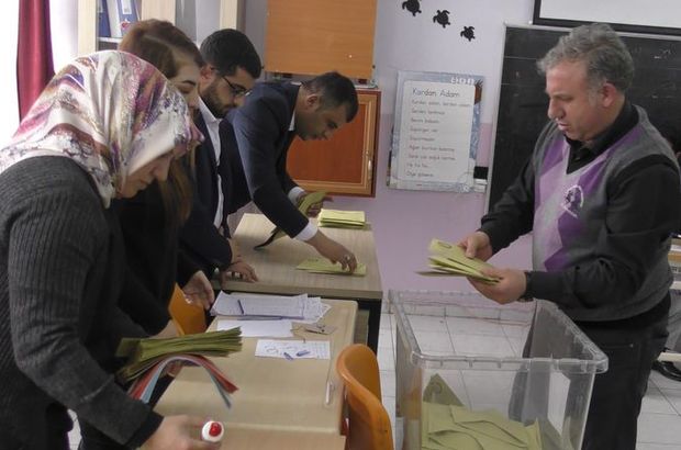 Ardahan'da bir sandıkta oylar tekrar sayıldı