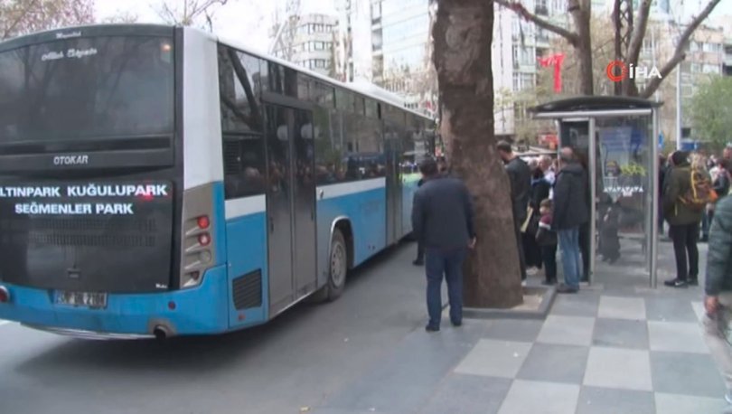 Ankara'da o halk otobüsü şoförü toplu ulaşımdan men edildi