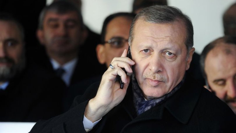 Cumhurbaşkanı Erdoğan'dan taziye telefonu