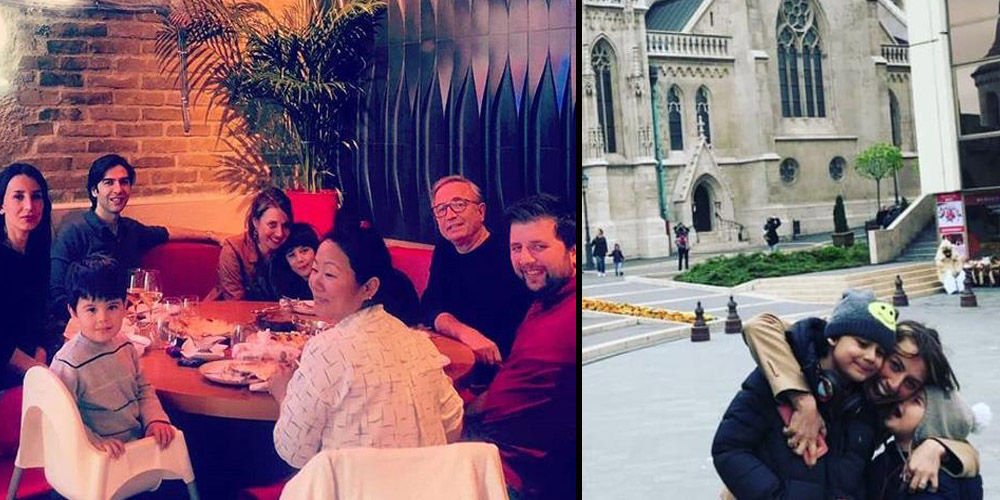 Akın'lar Budapeşte tatilinde...
