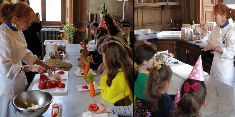 Küçük şefler mutfakta...