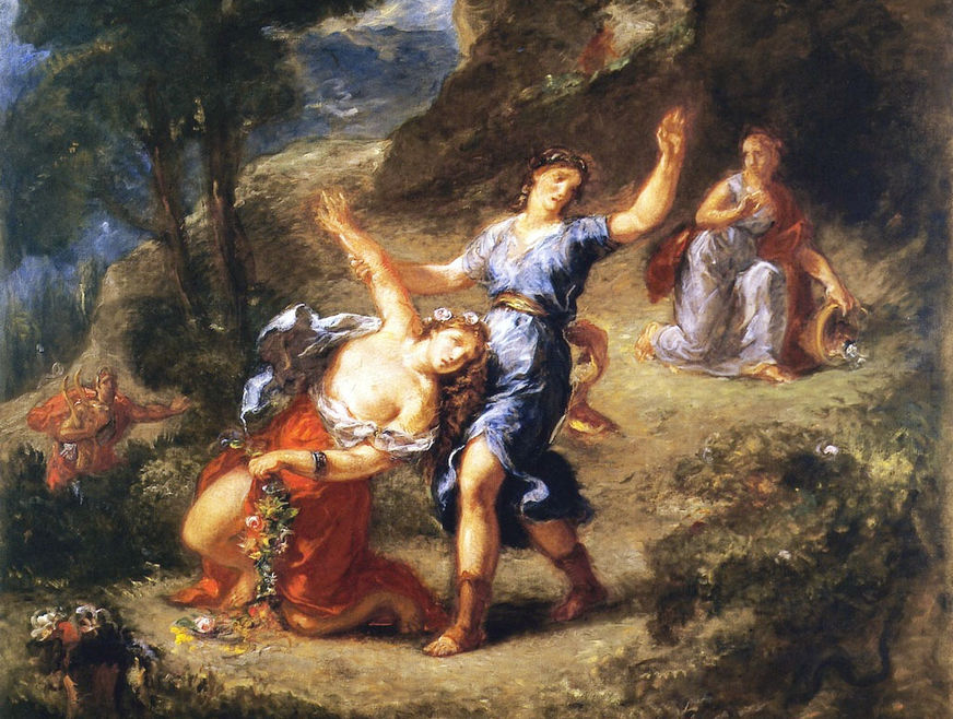 Yunan Mitolojisi'ndeki Orfe ile Evridiki'nin hikâyesi, operada olduğu gibi resim sanatında da her dönem büyük ilgi gördü.