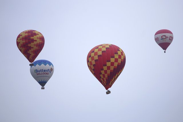 Balonlar, Kapadokya'ya masalsı bir güzellik katıyor