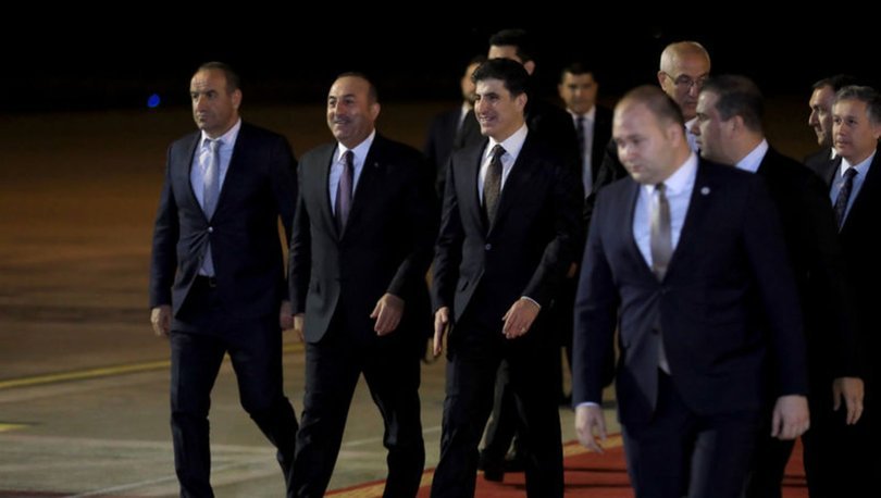 Dışişleri Bakanı Mevlüt Çavuşoğlu, Erbil'de