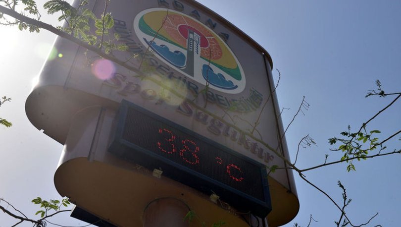 Adana'da termometreler 38 dereceyi gösterdi