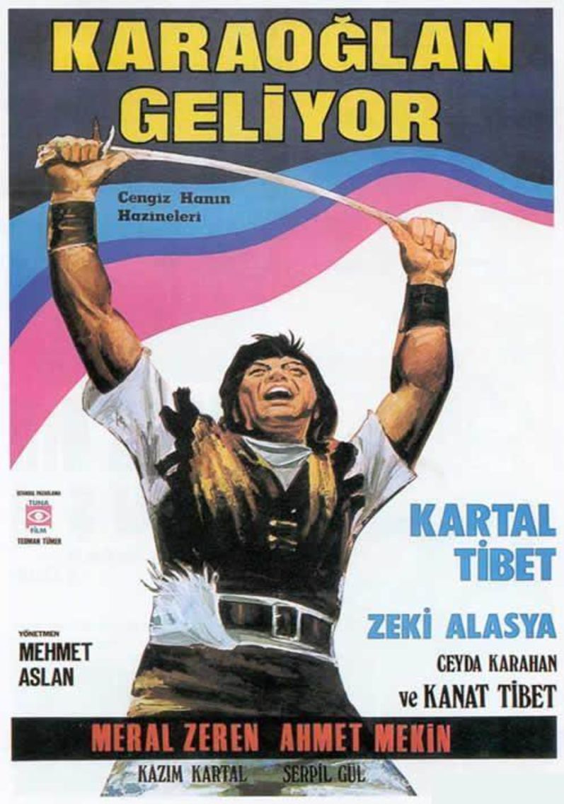 Zeki Alasya; ilk sinema filmi olan, Kartal Tibet'in başrolünde yer aldığı 'Karaoğlan Geliyor'da 'Çalık'ı canlandırdı. 