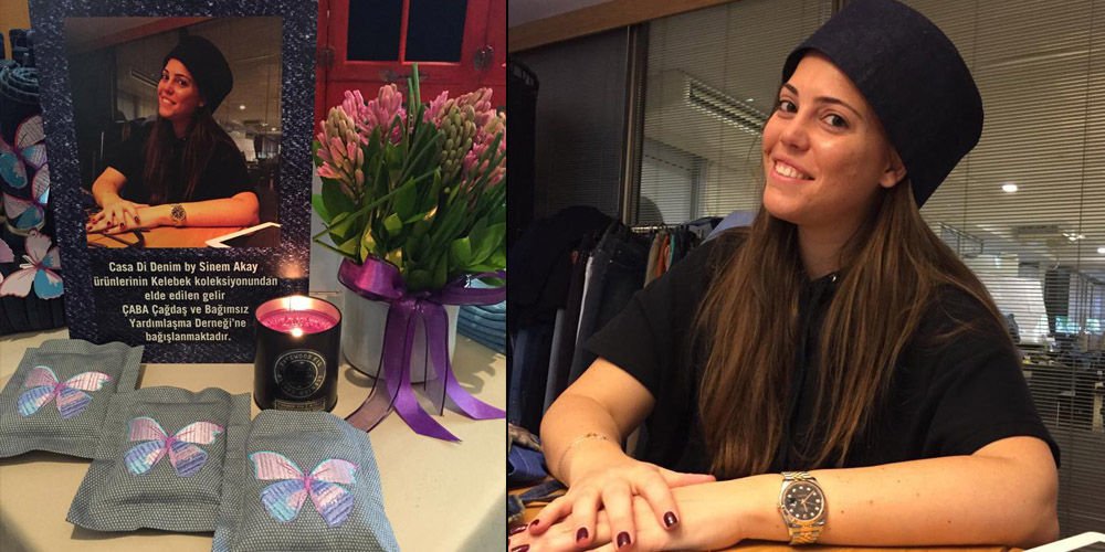 Akay'ın anısına kelebek...