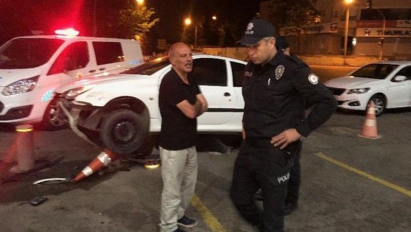ankara da kaza yapan alkollu surucu bu