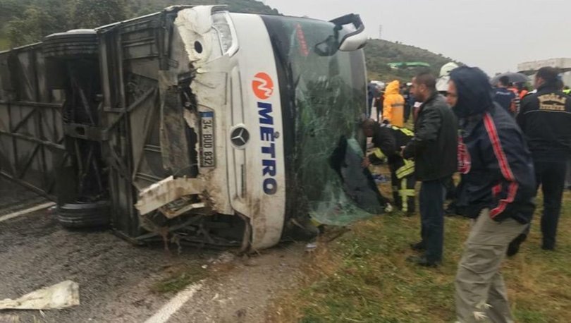 Mugla Da Yolcu Otobusu Devrildi 3 Olu 39 Yarali Gundem Haberleri