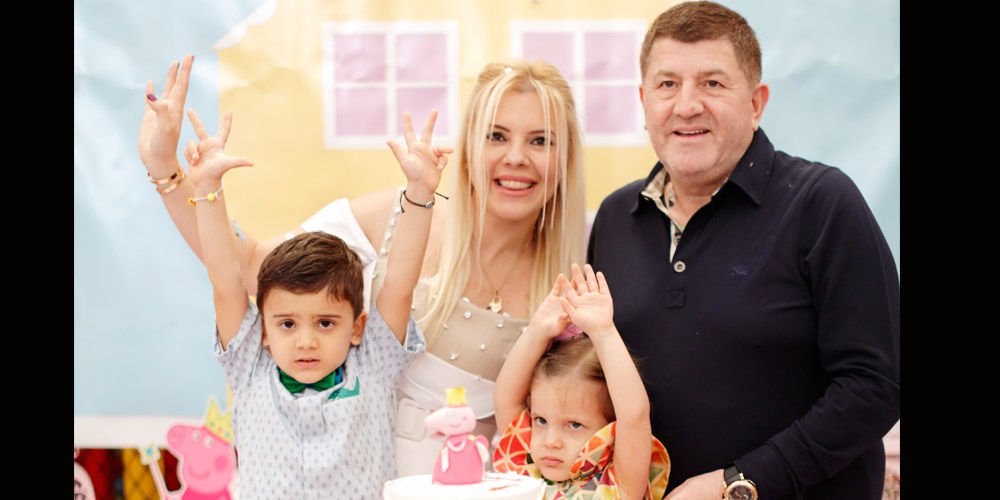 Yeni yaşa ailece kutlama...