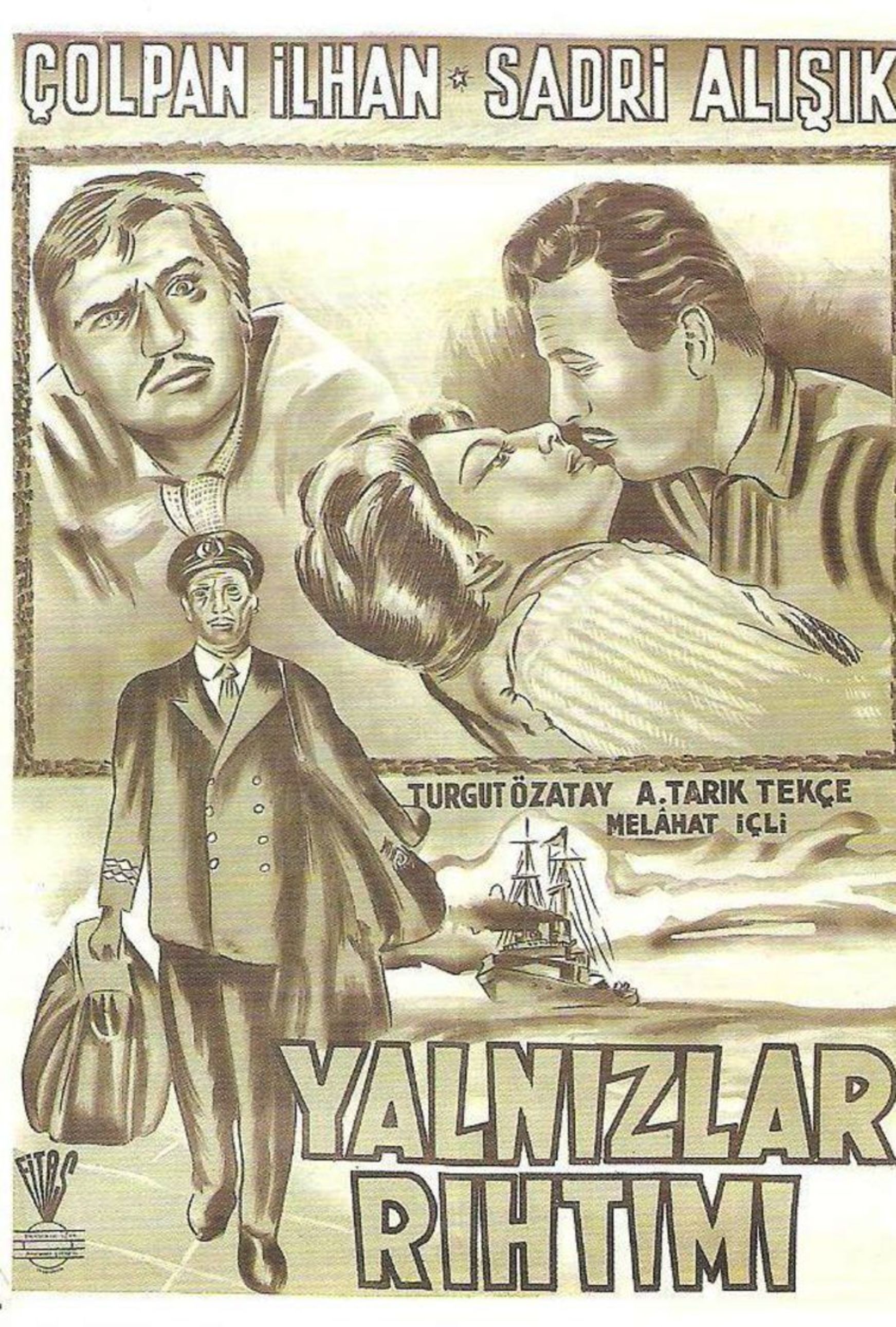 Türker İnanoğlu'nun Ömer Lütfi Akad'ı asiste ettiği 1959 yapımı 'Yalnızlar Rıhtımı', Sadri Alışık ile Çolpan İlhan'ın tanışarak birbirlerine âşık olduğu film. 