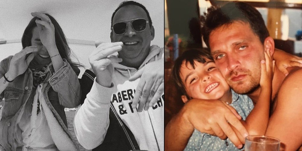 Babalarına sürpriz mesaj...