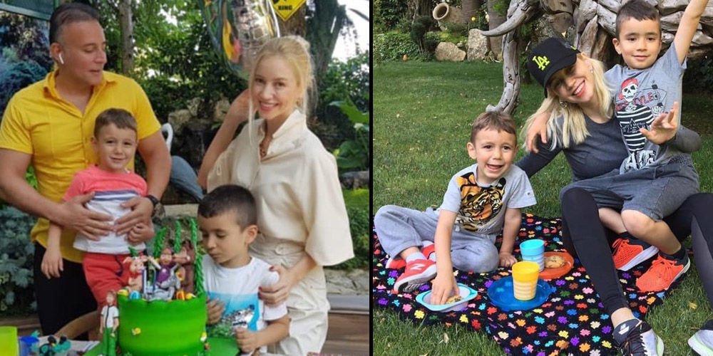 Oğullarına sürpriz kutlama...