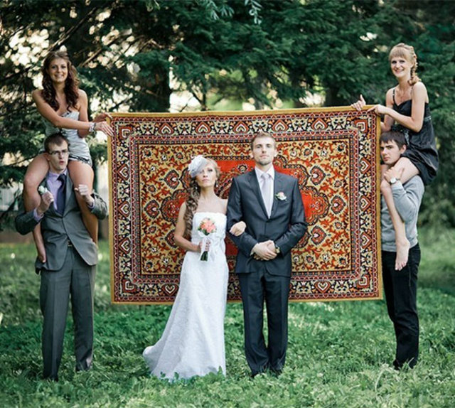 Rusların çılgın düğün fotoğrafları