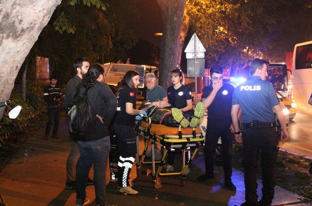 Beşiktaş'ta motosiklet kazası: 2 yaralı