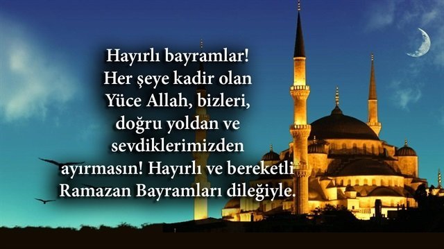 Ramazan Bayramı Mesajları 2019! Resimli En Güzel Bayram Mesajları Ve ...