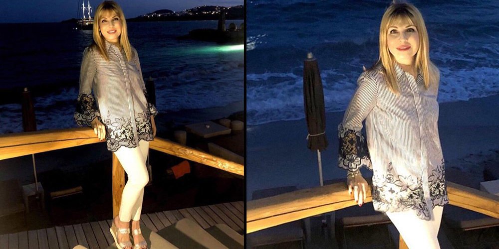 Mykonos'da deniz keyfi...