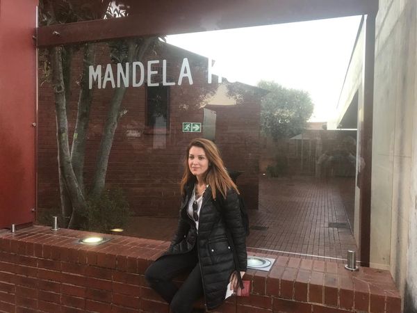 Johannesburg’da Mandela’nın evinde.