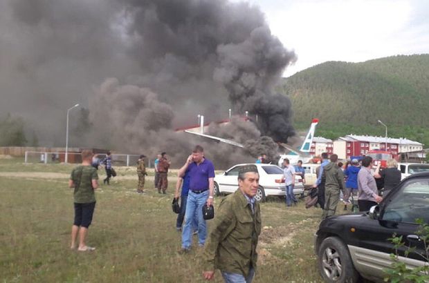 Rusya'da uçak pistten çıktı: 2 ölü, 22 yaralı!