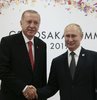 Cumhurbaşkanı Erdoğan ile Rusya Devlet Başkanı Putin