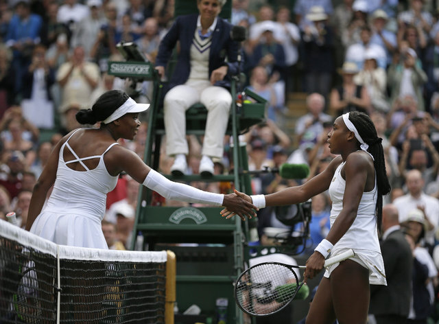 15 yaşındaki Gauff, Wimbledon'da Venus Williams'ı eledi!