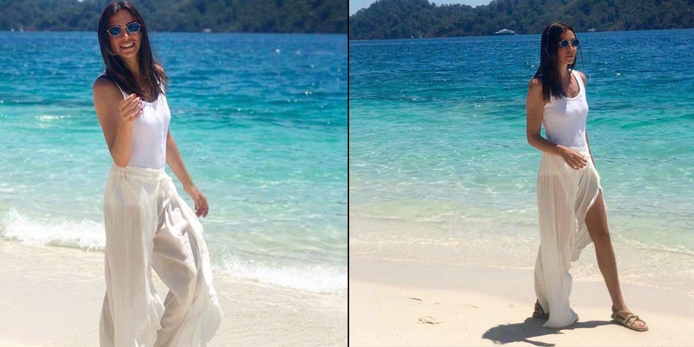 Deniz keyfi yaptı...