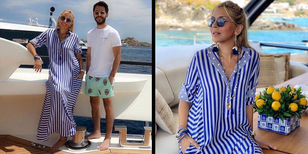 Anne-oğul tatilde...