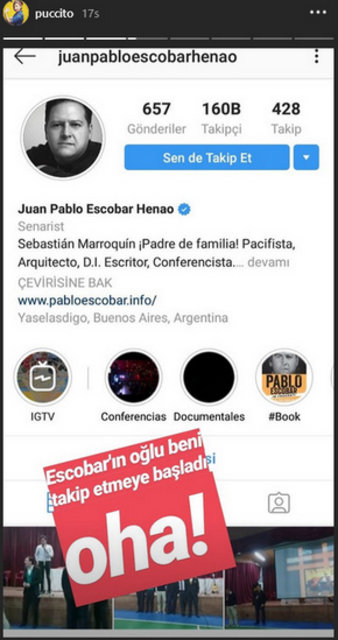 Pablo Escobar'ın oÄlundan Pucca hamlesi - Magazin haberleri