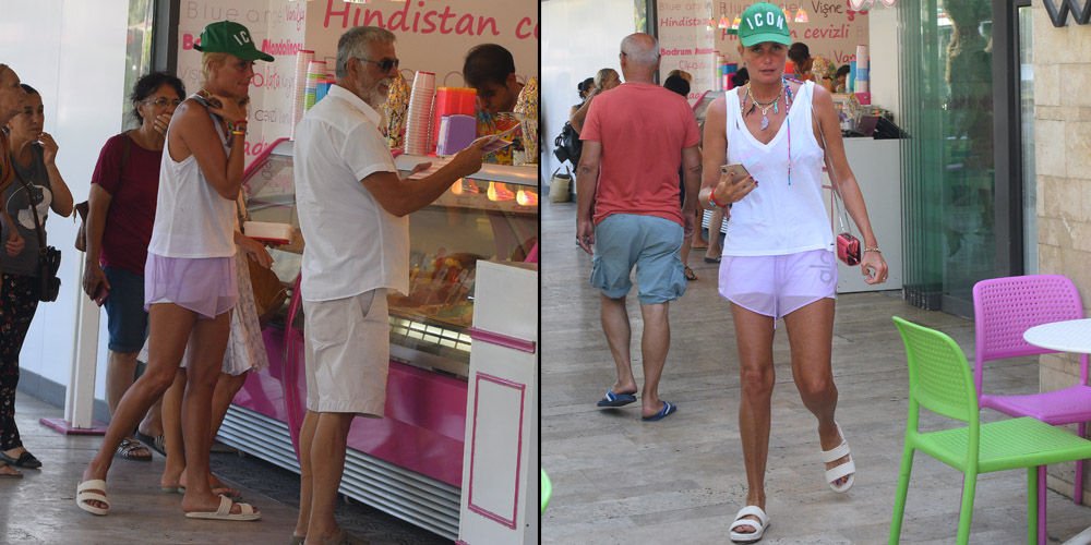 Şen'in Bodrum'da alışveriş turu...