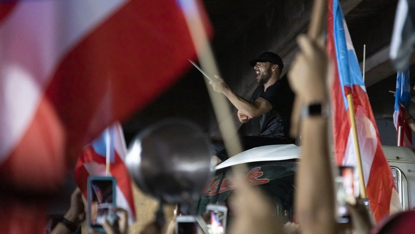 Porto Riko Da Yuz Binler Valinin Istifasini Istiyor Ricky Martin Protestolara Katildi Haberler Dunya Haberleri