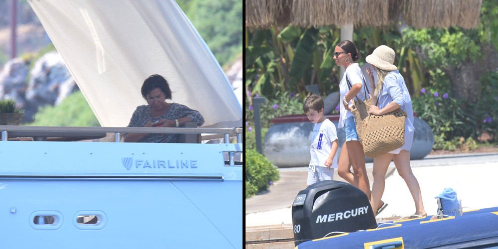 Denizde tatil keyfi...