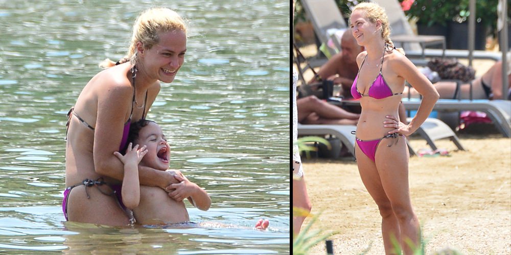 Azade'nin deniz keyfi...