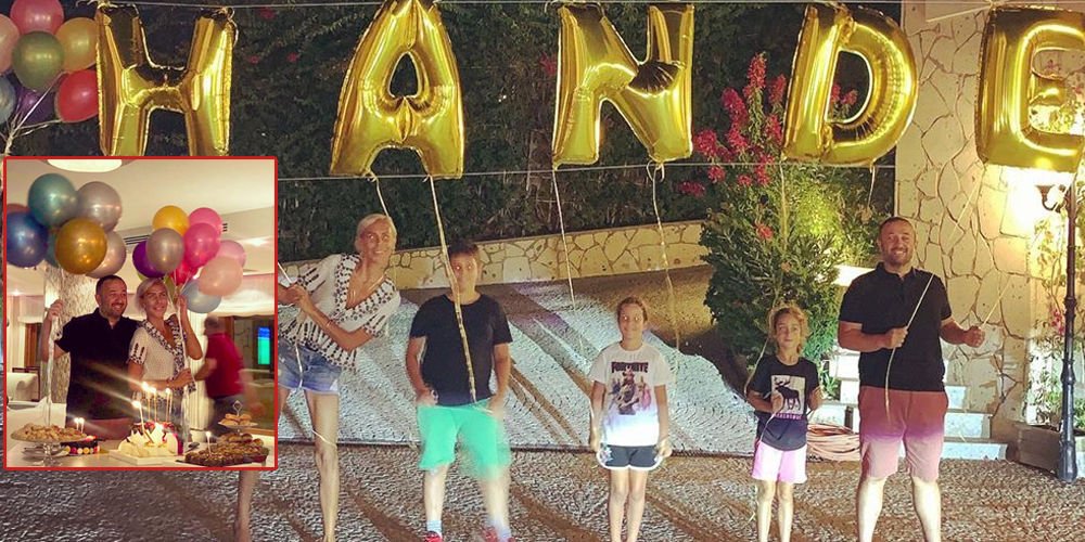 Yeni yaşa evde süpriz kutlama...