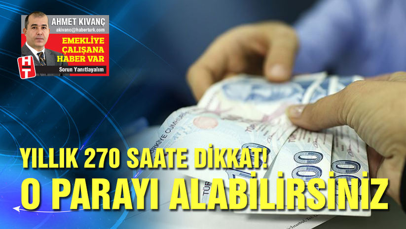 O paranızı alabilirsiniz