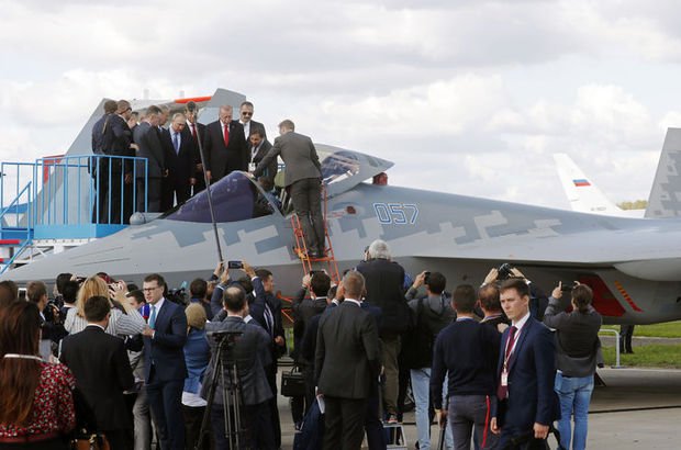 Cumhurbaşkanı Erdoğan'dan Su-57'ye yakın ilgi