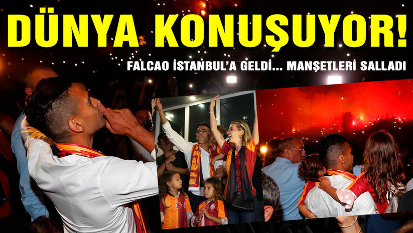 Falcao, İstanbula geldi